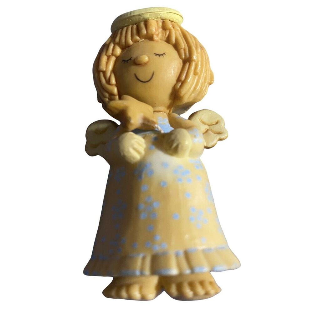1978 Hallmark Keepsake Ornament QX1396 Dough Christmas Angel With Star